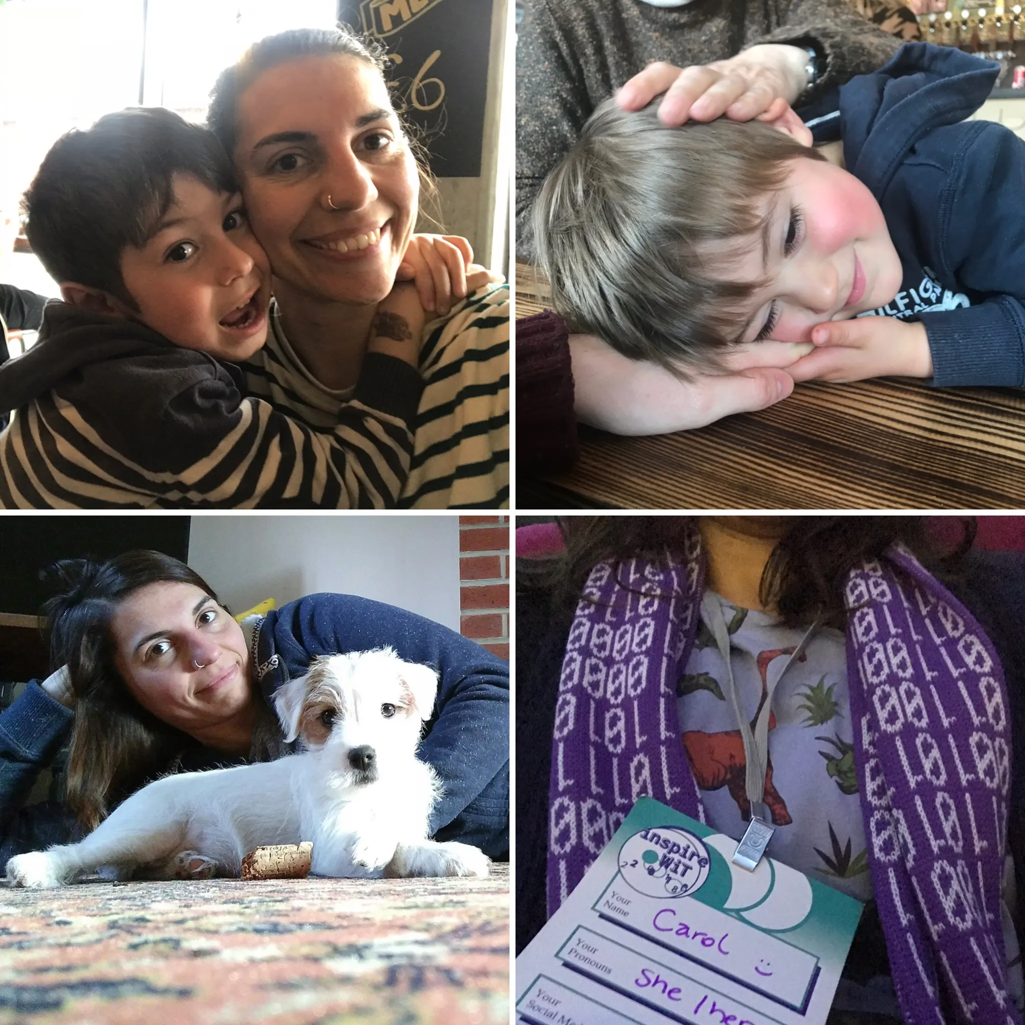 Collage of April pics