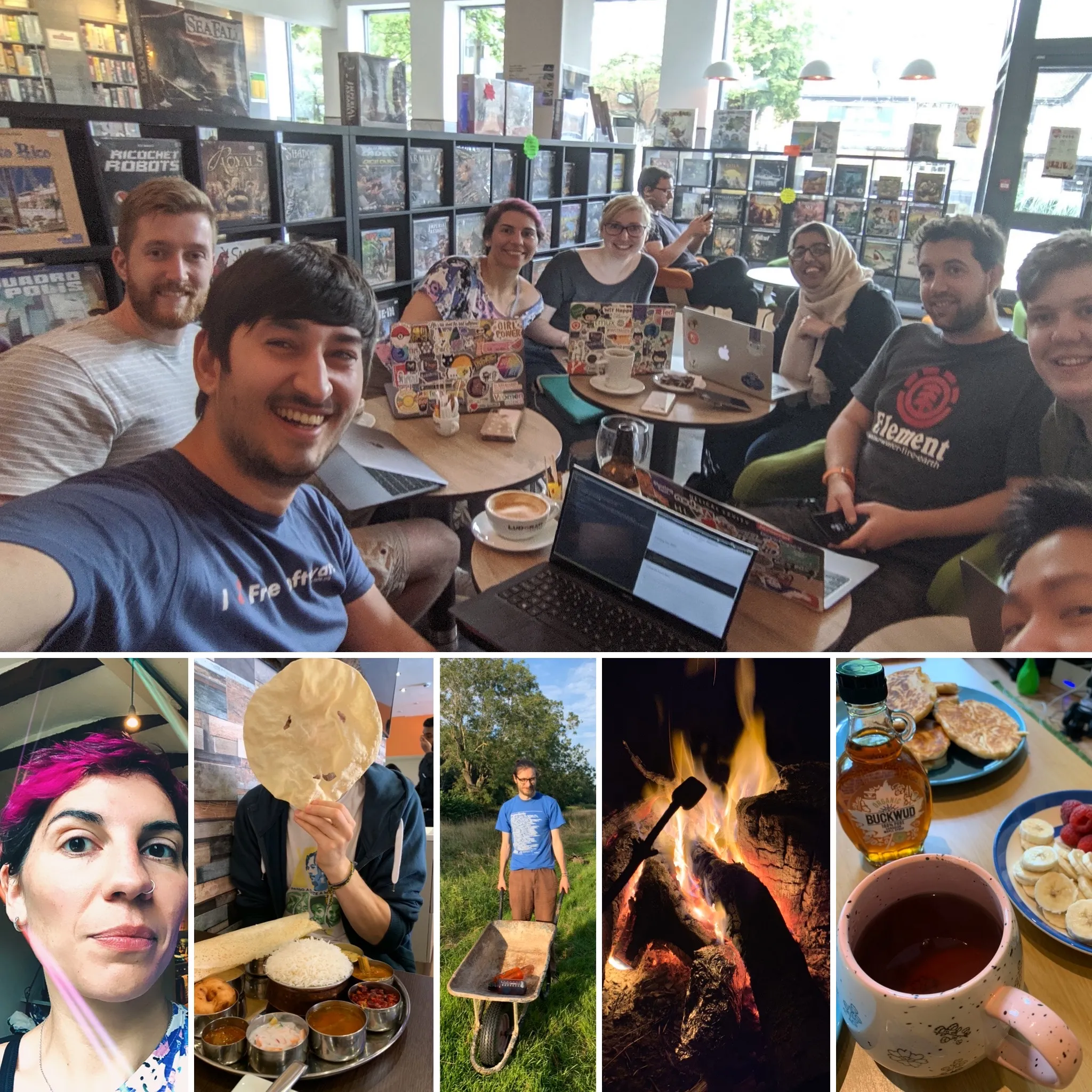 Collage of August pics