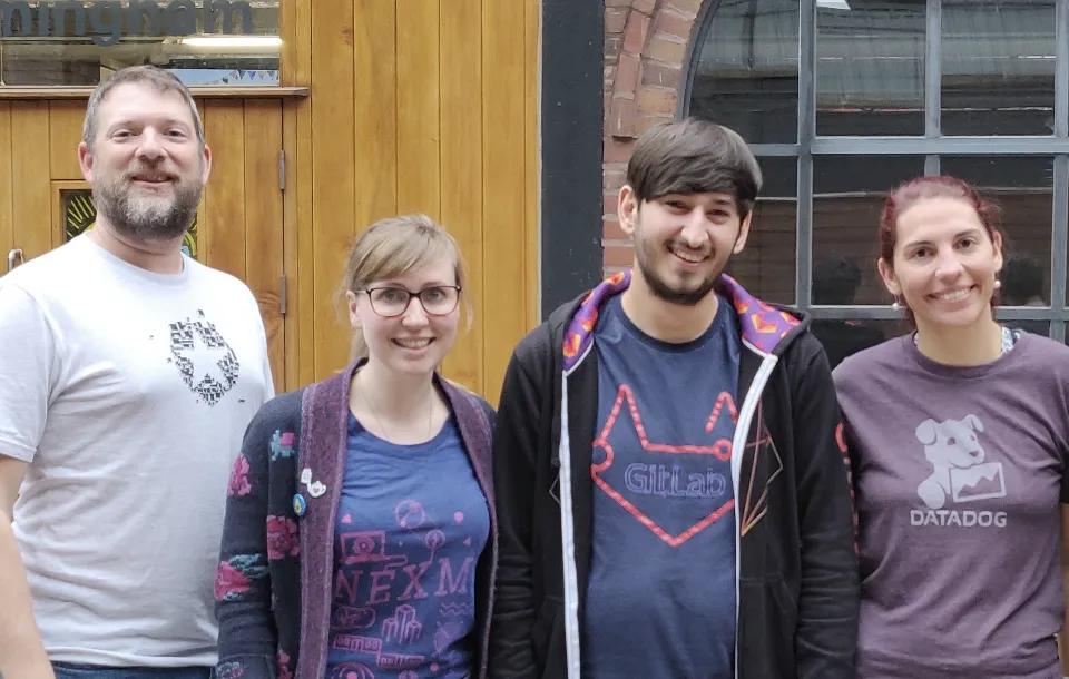 Our hack team with Jeremy Meiss, from Auth0